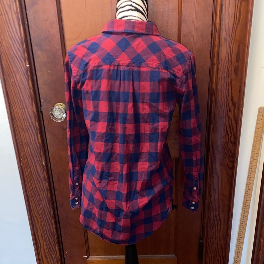 Vineyard Vines Red and Blue Plaid Shirt - Picture 4 of 4